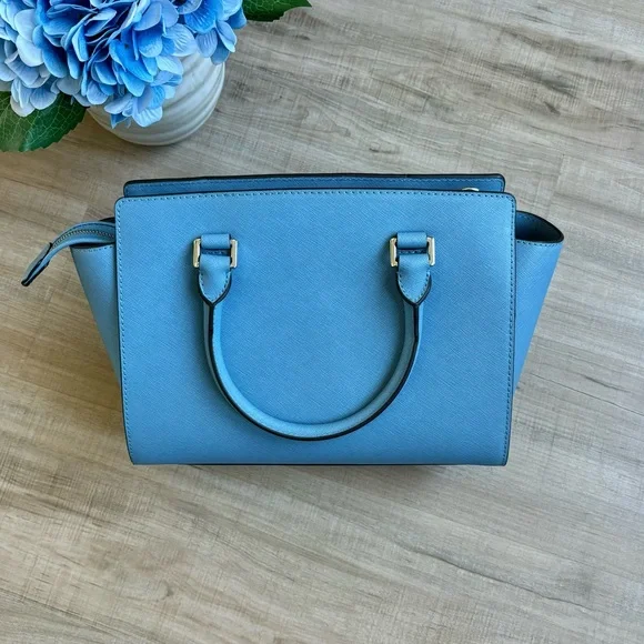 Michael Kors | Sky Selma MD TZ Satchel Saffiano Leather - Picture 4 of 9